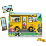 Melissa and Doug: puzzle dźwiękowe autobus The Wheels on the Bus - Noski Noski