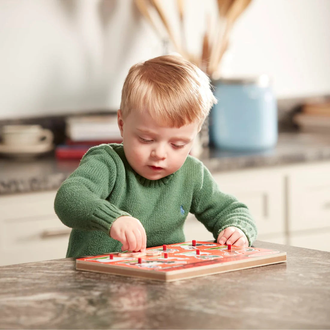 Melissa & Doug: puzzle dźwiękowe Farma - Noski Noski