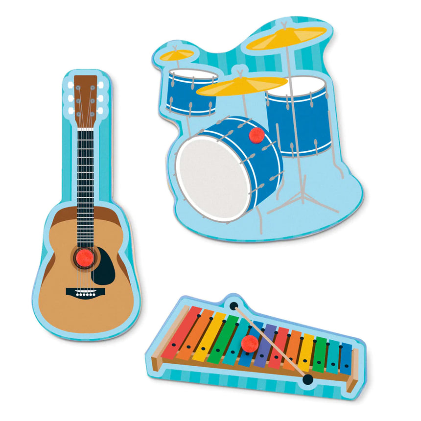 Melissa and Doug: puzzle dźwiękowe Instrumenty Muzyczne - Noski Noski