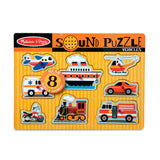 Melissa & Doug: puzzle dźwiękowe Pojazdy - Noski Noski