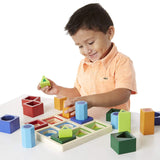 Melissa and Doug: sorter sekwencje Shape Sequence Sorting Set - Noski Noski