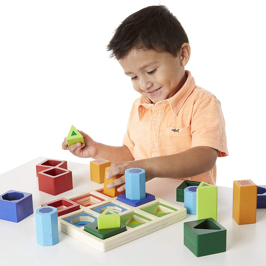 Melissa and Doug: sorter sekwencje Shape Sequence Sorting Set - Noski Noski