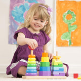 Melissa & Doug: sorter wieża Geometric Stacker - Noski Noski
