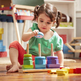 Melissa & Doug: sorter wieża Geometric Stacker - Noski Noski