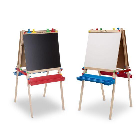 Melissa and Doug: tablica kredowa i suchościeralna Deluxe Standing Art Easel - Noski Noski