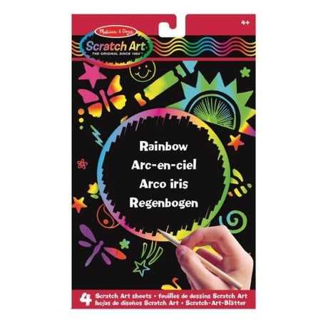 Melissa and Doug: tęczowa wydrapywanka Scratch Art Rainbow - Noski Noski