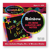 Melissa and Doug: tęczowe wydrapywane mini-karteczki Rainbow Mini Scratch Art Note Cubes - Noski Noski