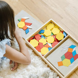 Melissa and Doug: układanka Kształty Pattern Blocks and Boards - Noski Noski