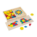 Melissa and Doug: układanka Kształty Pattern Blocks and Boards - Noski Noski