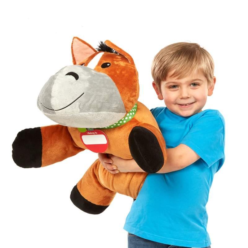 Melissa & Doug: wielki pluszowy konik Cuddle Horse - Noski Noski