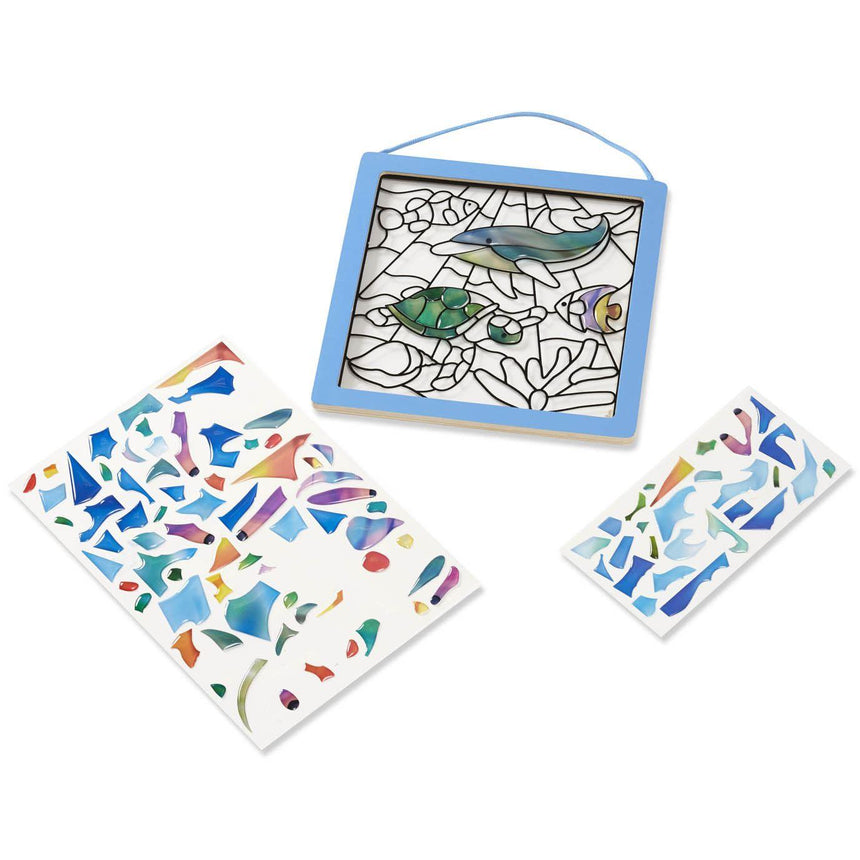 Melissa and Doug: witraż do samodzielnego ozdobienia Ocean - Noski Noski