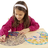 Melissa & Doug: witraż do samodzielnego ozdobienia Syrenka - Noski Noski