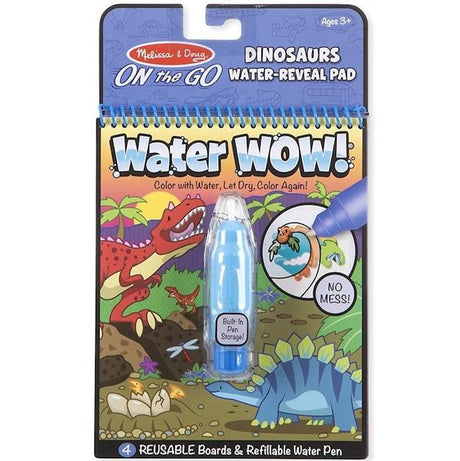 Melissa and Doug: wodna kolorowanka wielokrotnego użytku Water Wow! Dinozaury - Noski Noski