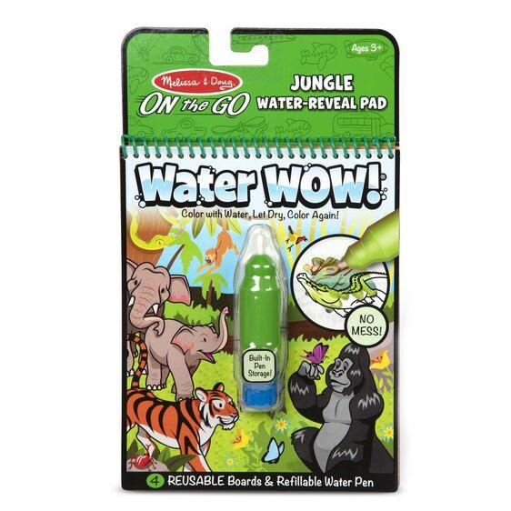 Melissa and Doug: wodna kolorowanka wielokrotnego użytku Water Wow! Dżungla - Noski Noski