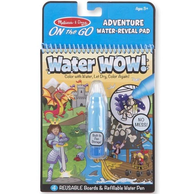 Melissa and Doug: wodna kolorowanka wielokrotnego użytku Water Wow! Przygoda - Noski Noski