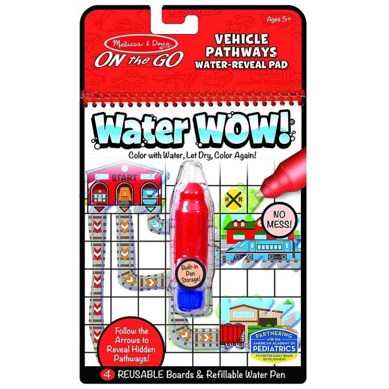 Melissa and Doug: wodna kolorowanka wielokrotnego użytku Water Wow! Ścieżki Vehicle Pathways - Noski Noski