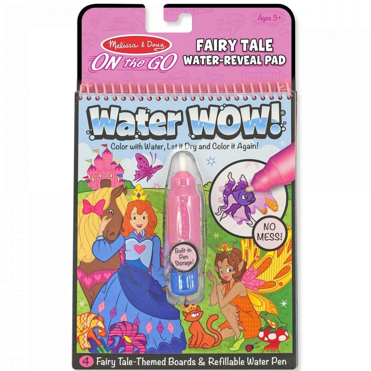 Melissa & Doug: wodna kolorowanka wielokrotnego użytku Water Wow! Wróżki - Noski Noski