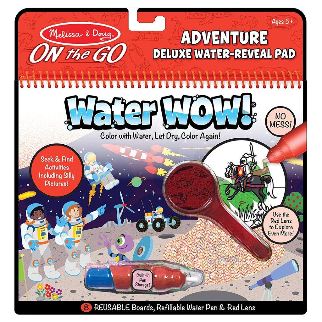 Melissa and Doug: wodna kolorowanka z lupą Water Wow Deluxe Przygoda - Noski Noski