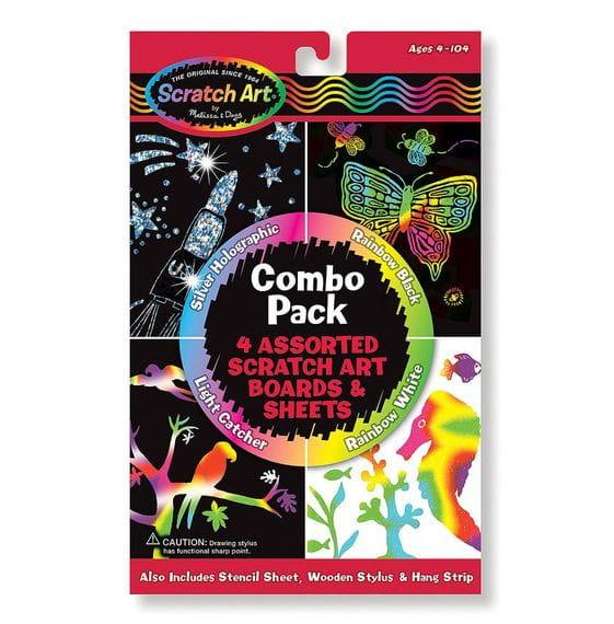 Melissa and Doug: wydrapywanka Scratch Art Combo Pack - Noski Noski