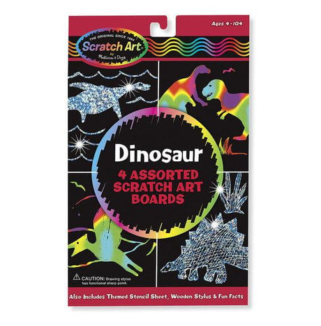 Melissa and Doug: wydrapywanka Scratch Art Dinozaury - Noski Noski