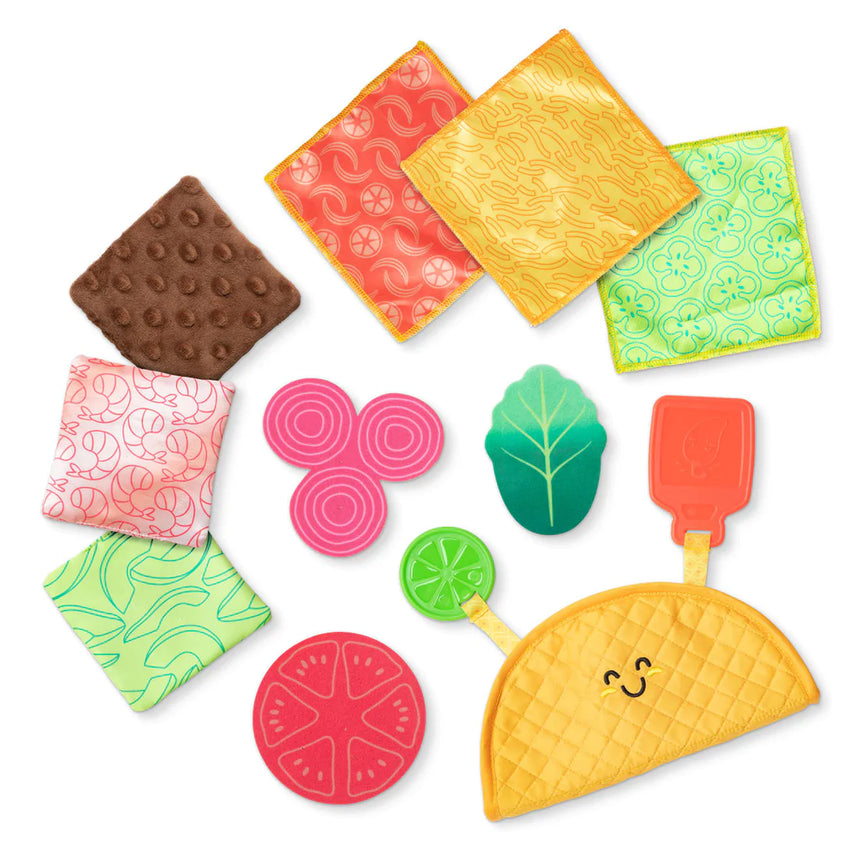 Melissa and Doug: zabawka sensoryczna dla niemowląt Soft Taco Fill & Spill - Noski Noski