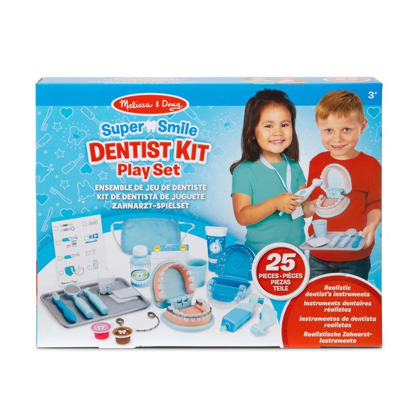 Melissa and Doug: zestaw dentystyczny Super Smile Dentist Play Set - Noski Noski
