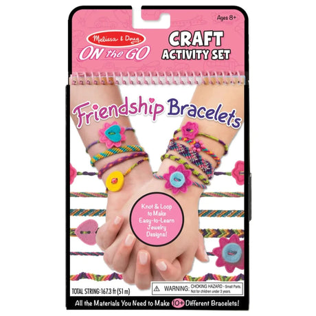 Melissa and Doug: zestaw kreatywny Bransoletki Przyjaźni On The Go Crafts - Noski Noski
