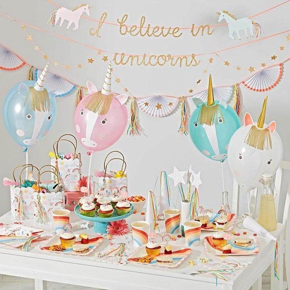 Meri Meri: balony jednorożce Unicorn Balloon Kit - Noski Noski