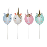 Meri Meri: balony jednorożce Unicorn Balloon Kit - Noski Noski