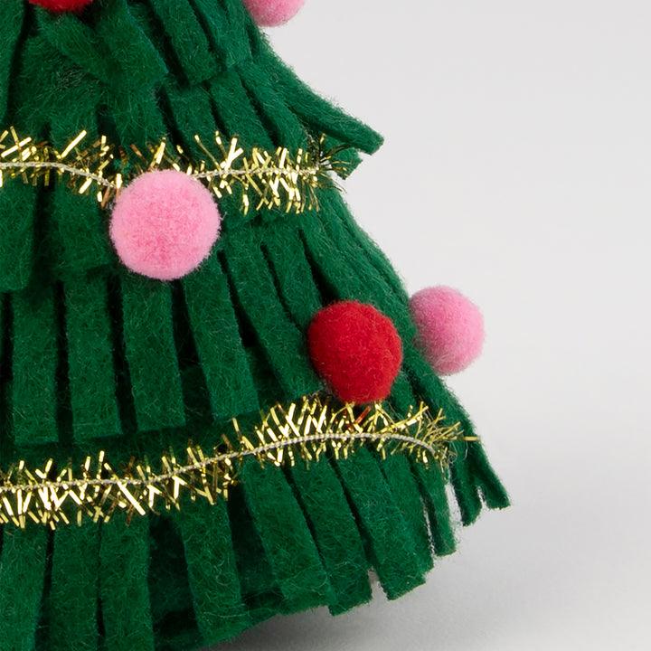 Meri Meri: filcowa spinka do włosów choinka Big Christmas Tree - Noski Noski