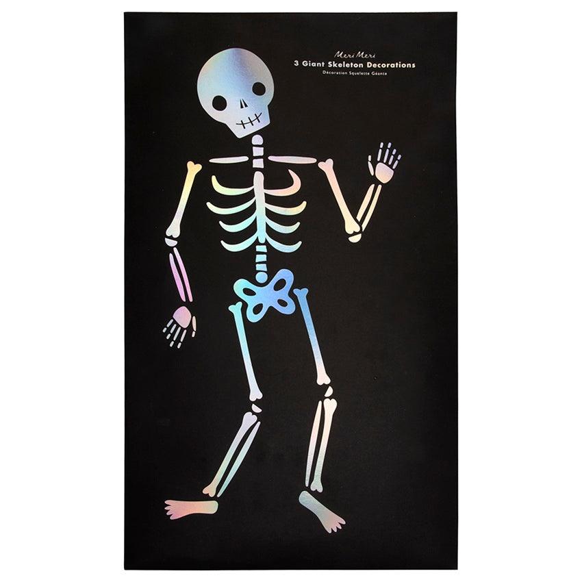 Meri Meri: gigantyczne szkielety 3 Hanging Skeletons - Noski Noski