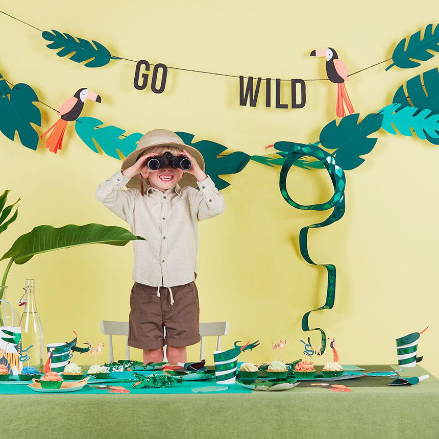 Meri Meri: girlanda dżungla Go Wild - Noski Noski