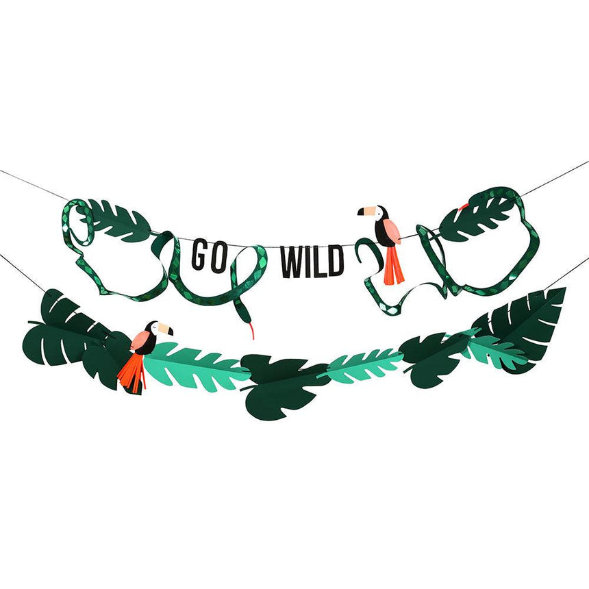 Meri Meri: girlanda dżungla Go Wild - Noski Noski