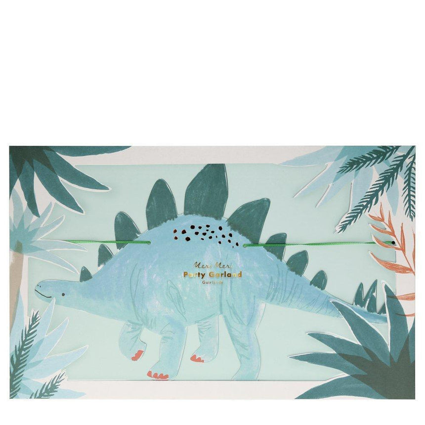 Meri Meri: girlanda Królestwo Dinozaurów - Noski Noski