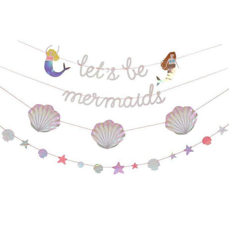Meri Meri: girlanda syrenka Let's be Mermaids - Noski Noski