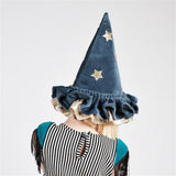 Meri Meri: kapelusz czarownicy Blue Velvet Witch Hat - Noski Noski