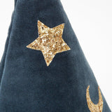 Meri Meri: kapelusz czarownicy Blue Velvet Witch Hat - Noski Noski