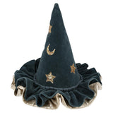 Meri Meri: kapelusz czarownicy Blue Velvet Witch Hat - Noski Noski