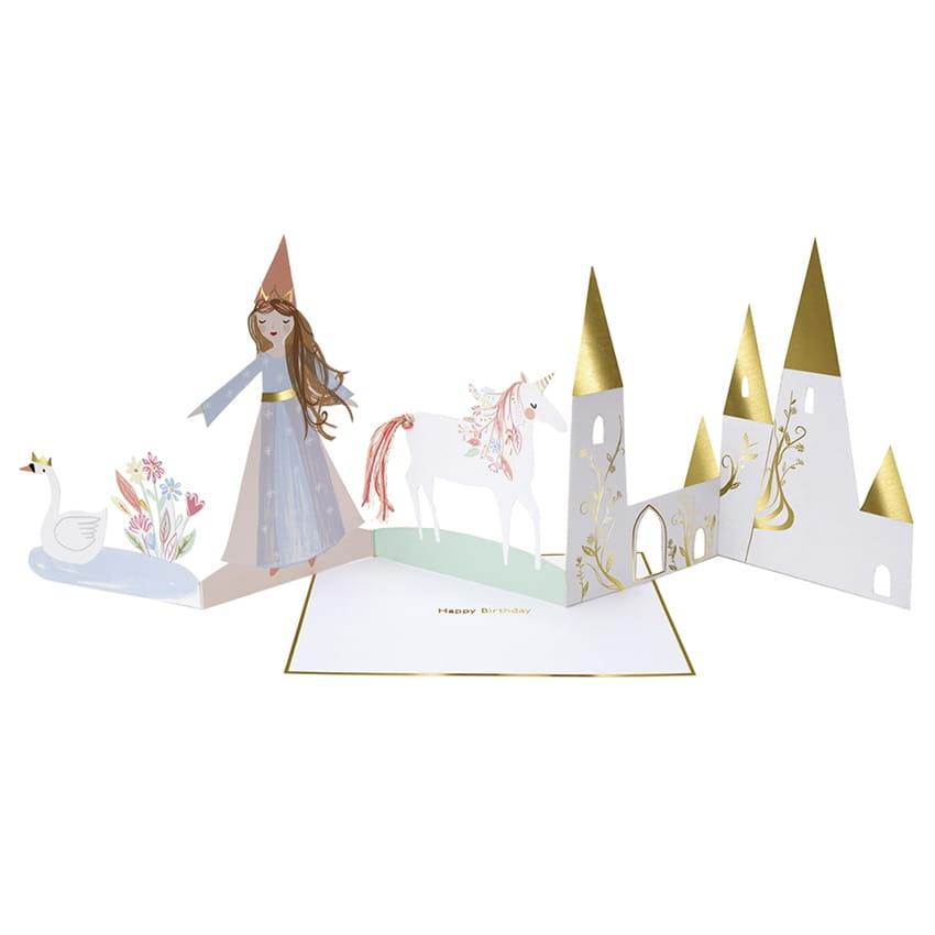 Meri Meri: kartka okolicznościowa 3D Księżniczki - Noski Noski