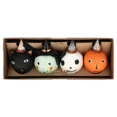 Meri Meri: kulki z niespodzianką Halloween Vintage Surprise Balls - Noski Noski
