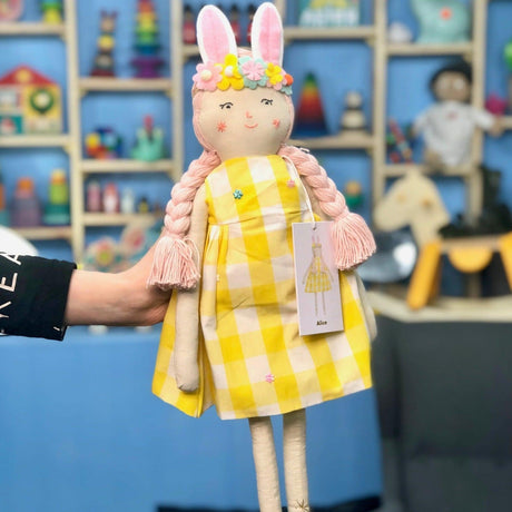 Meri Meri: materiałowa lalka Alice - Noski Noski