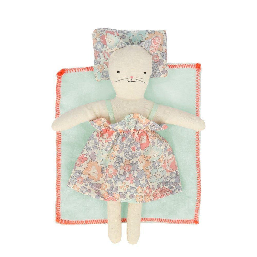 Meri Meri: mini walizeczka kotek Floral Kitty - Noski Noski