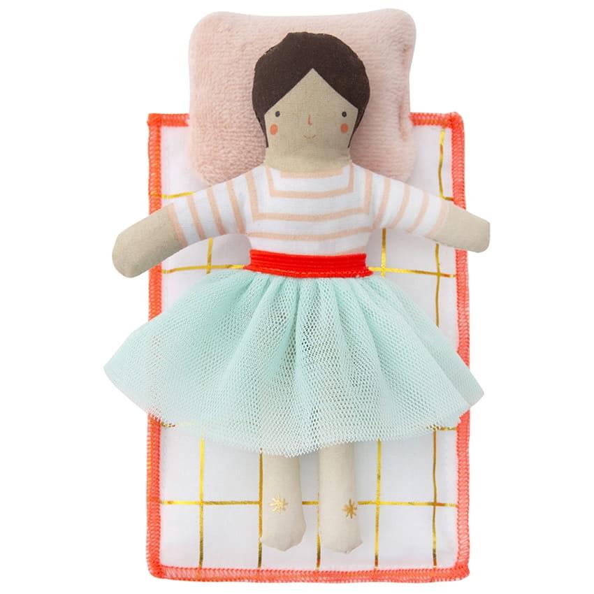 Meri Meri: mini walizeczka lalka Lila - Noski Noski