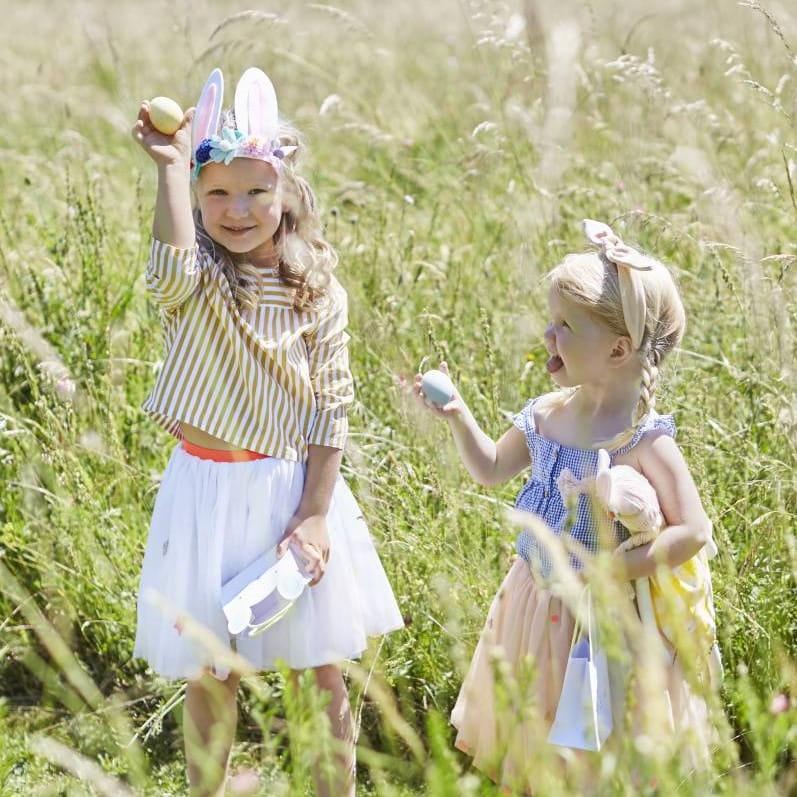 Meri Meri: opaska aksamitne uszy króliczka Velvet Bunny - Noski Noski