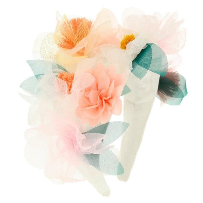 Meri Meri: opaska kwiaty Floral Headband - Noski Noski