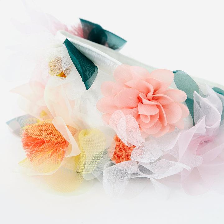 Meri Meri: opaska kwiaty Floral Headband - Noski Noski