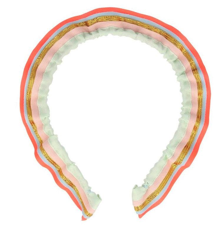 Meri Meri: opaska tęcza Ruffle Rainbow - Noski Noski