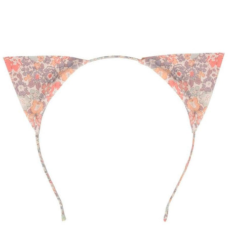 Meri Meri: opaska uszy kotka Floral Cat Ear Headband - Noski Noski