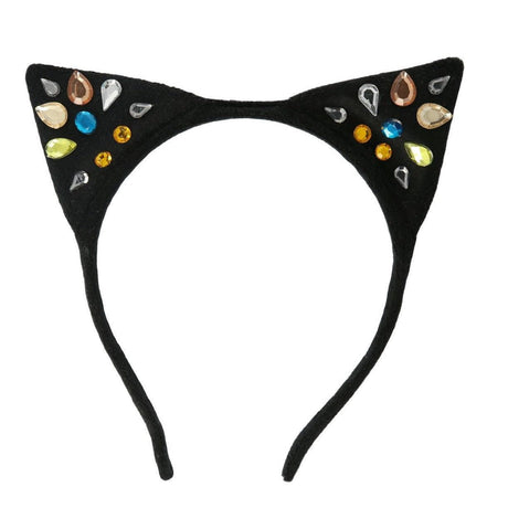 Meri Meri: opaska uszy kotka Sparkle Cat Ear Headband - Noski Noski