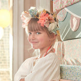 Meri Meri: opaska wianek Floral Halo Fabric Crown - Noski Noski